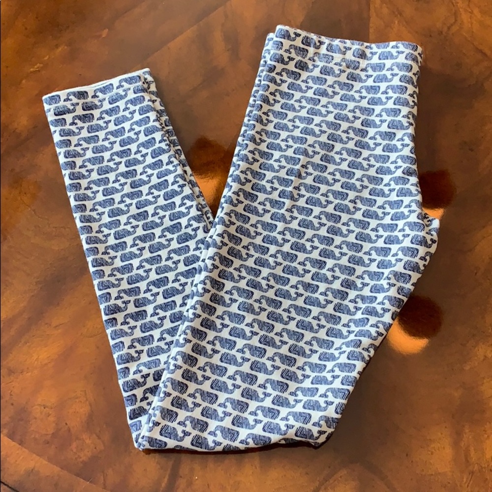 Vineyard Vines Etched Whale Logo Leggings
